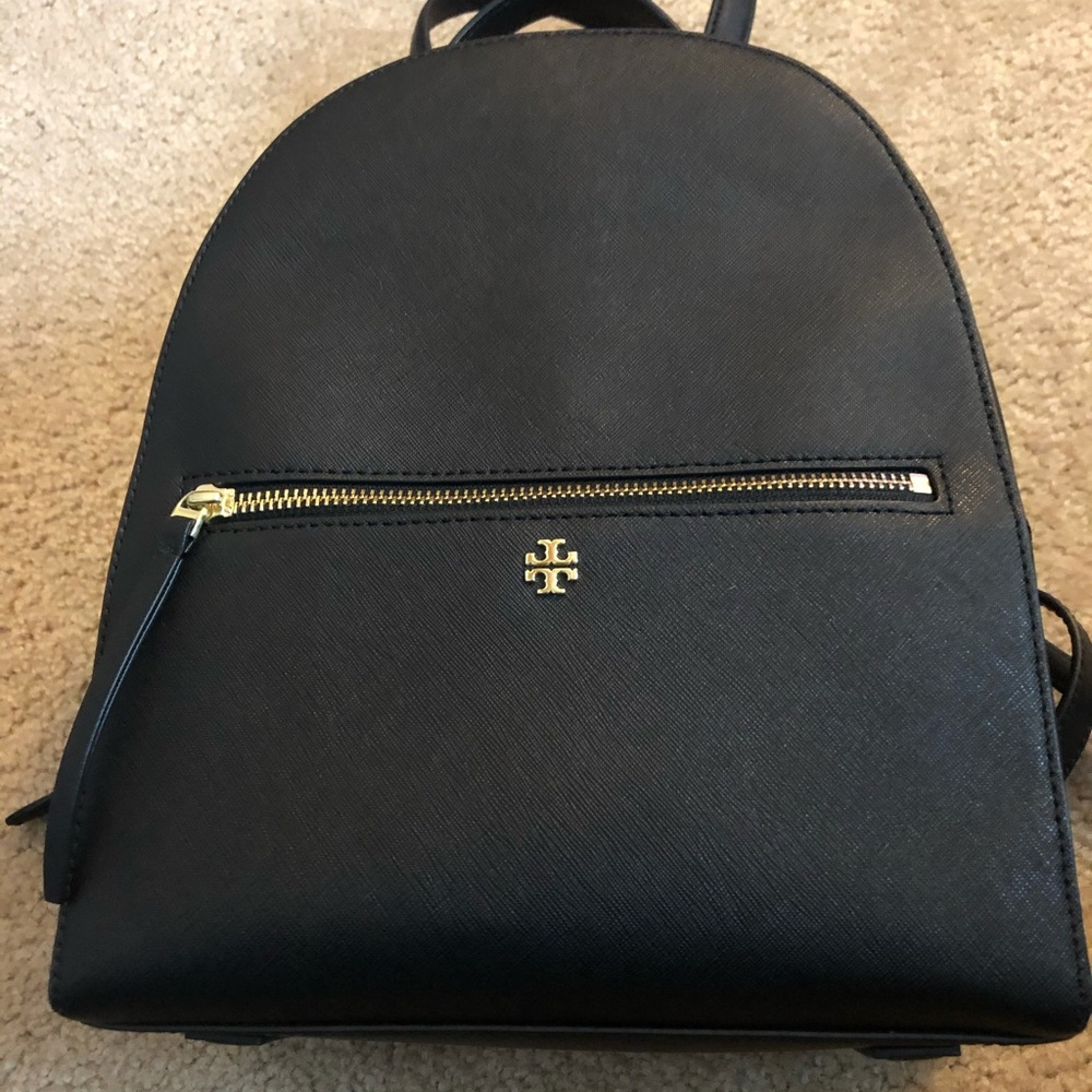 Tory Burch Leather Backpack.
